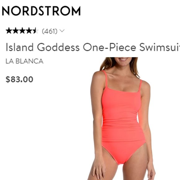 LA BLANCA "Island Goddess" One-Piece Swimsuit  NEW WITH TAGS! - Picture 10 of 10